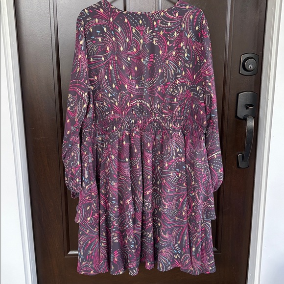Like New Torrid Smocked Waist Ruffled Skirt Dress Size 2X - Picture 14 of 16